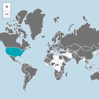Angular areamap chart example