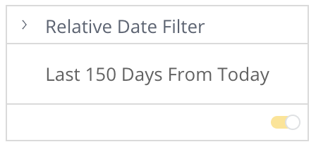 Angular relative date filter tile example