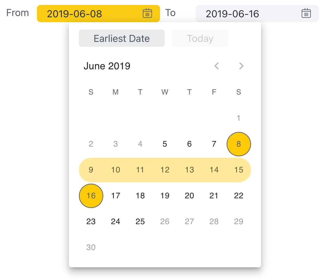 Date filter example 1