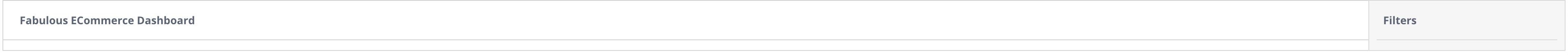 Empty Sample ECommerce Dashboard Empty Sample ECommerce Dashboard